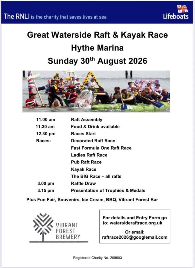 26 aug raft race list