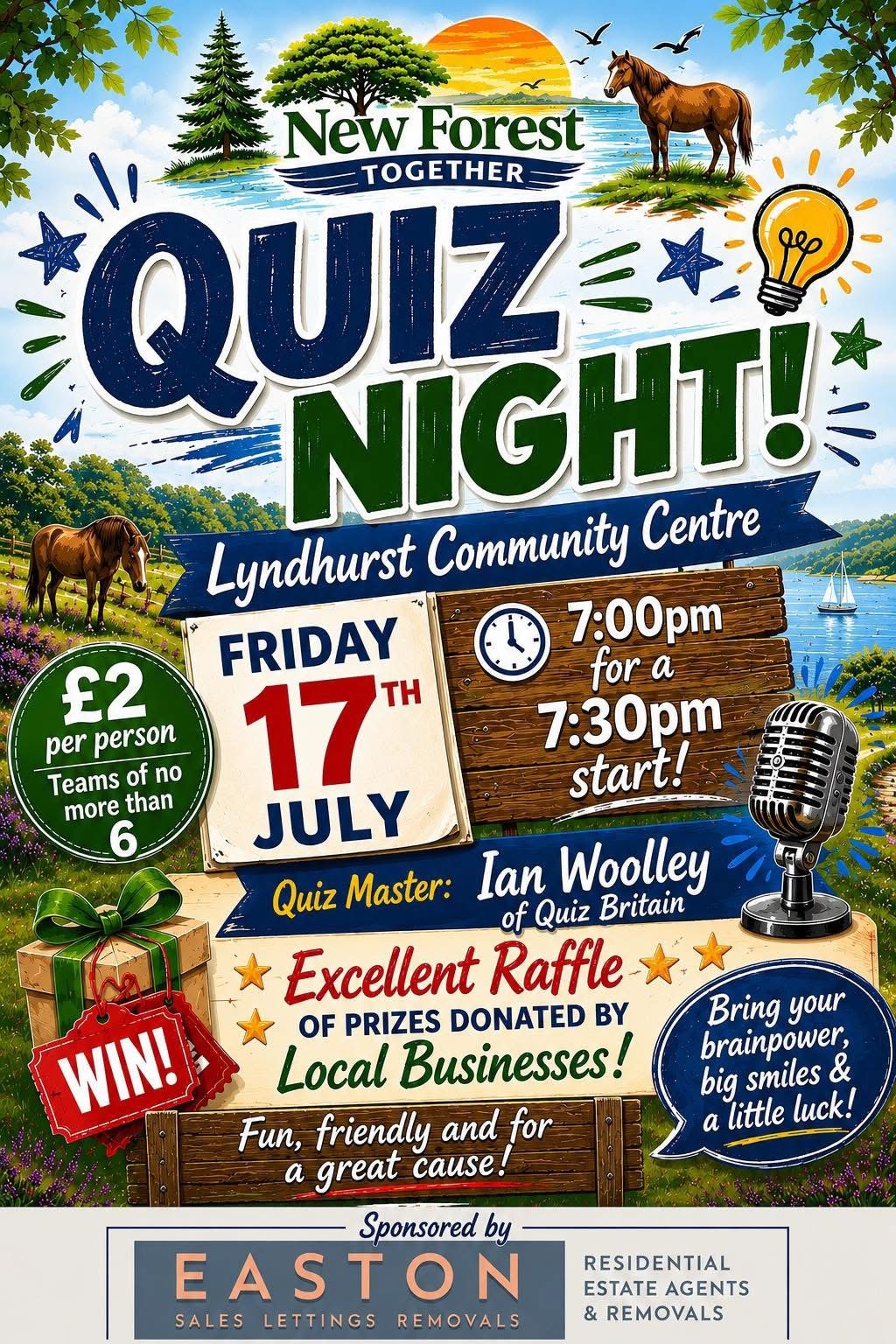 26 july new forest t quiz