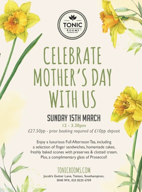 26 mar tonic rooms
