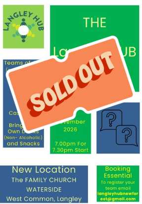 26 nov hub quiz sold out