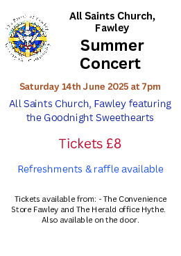 Fawley church concert 2025