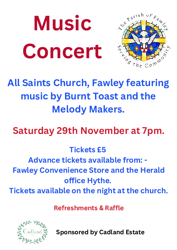 fawley church concert nov 25