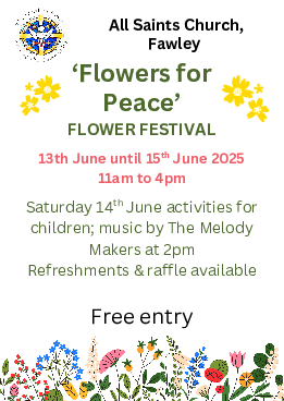 Fawley Church flower festival 2025