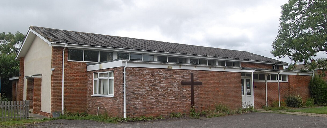 front of church