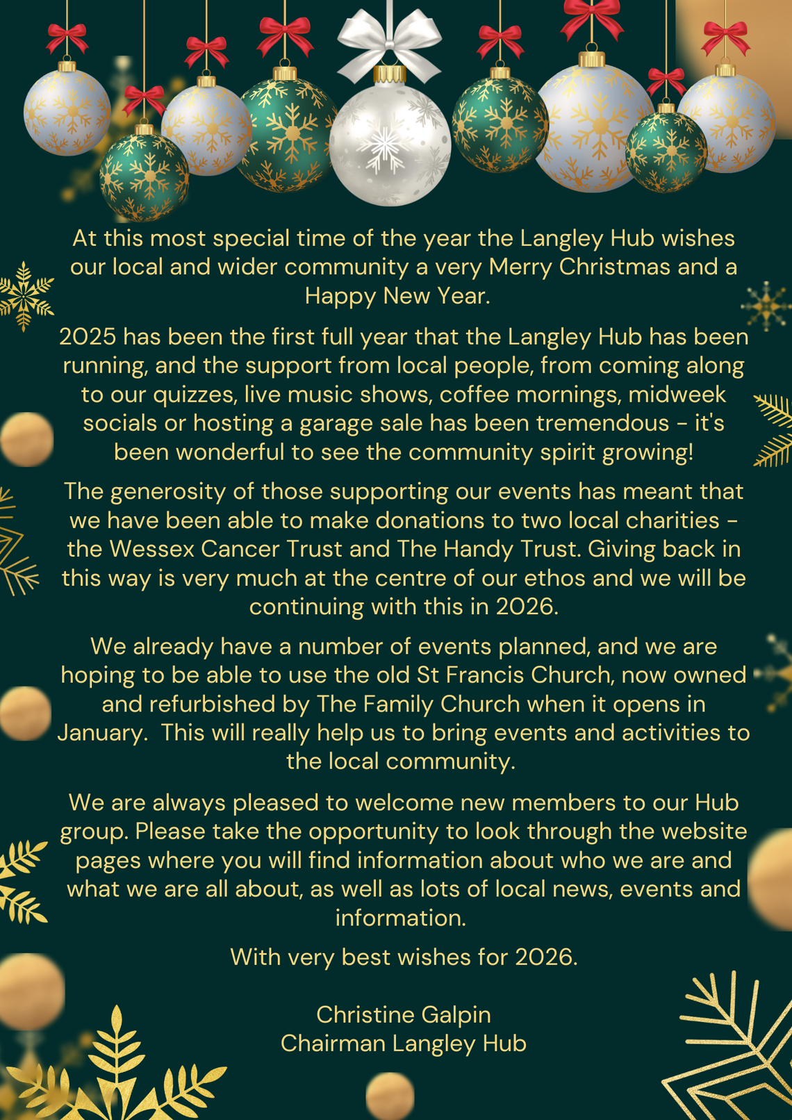 landing page end of year dec 25