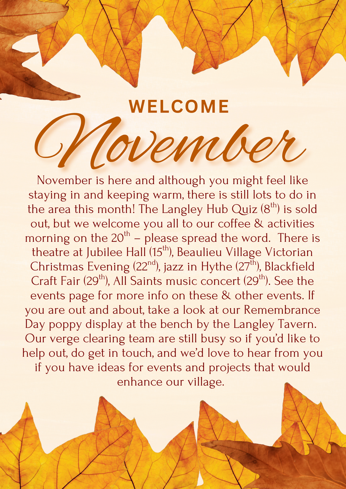 Landing page November 25