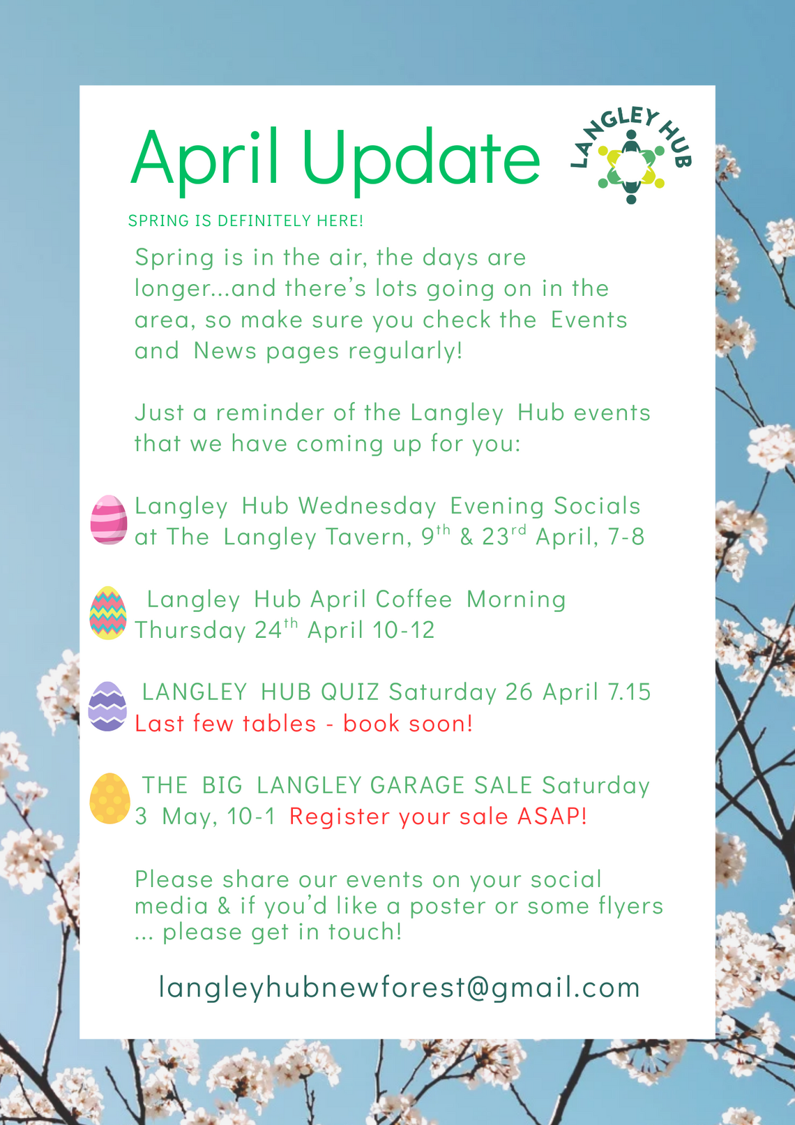 Langley Hub April 2025 Update
