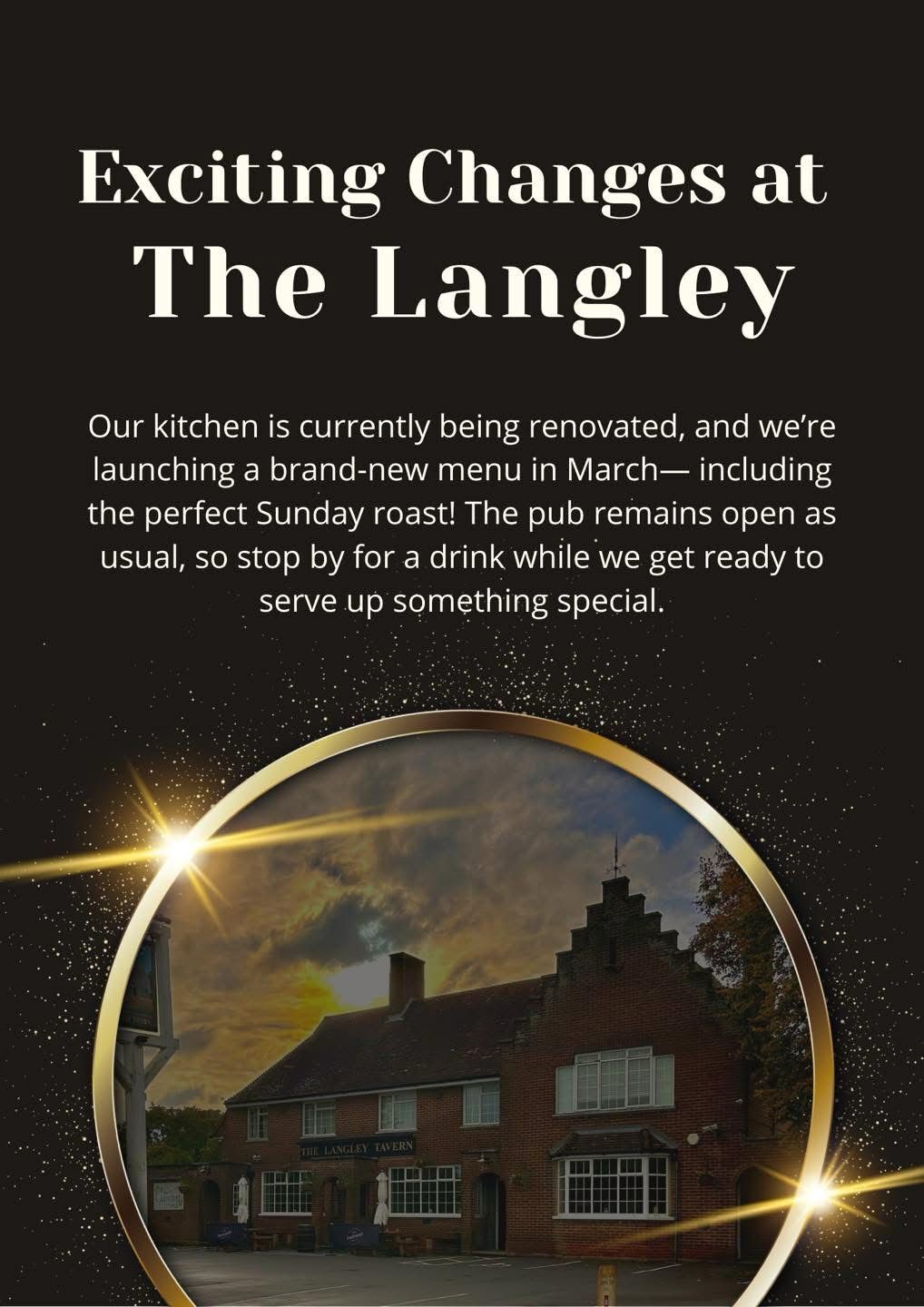 Langley Tavern kitchen update feb 25