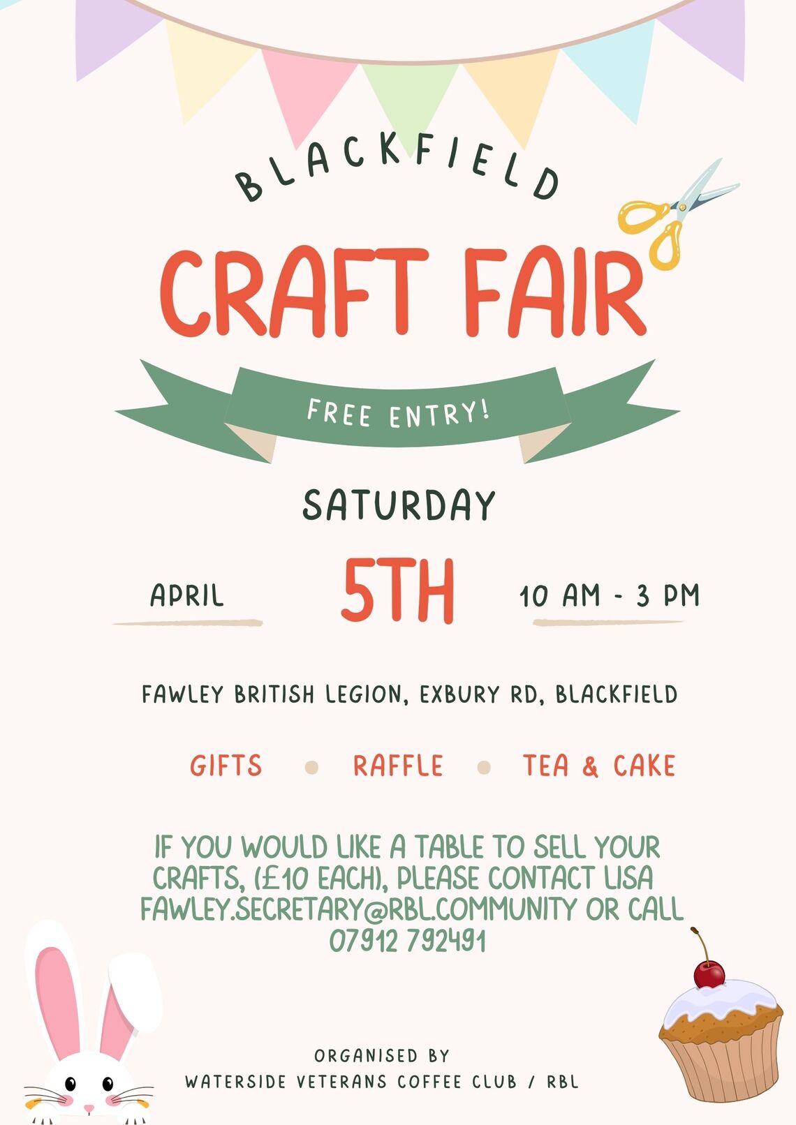 Legion Craft Fair April 25