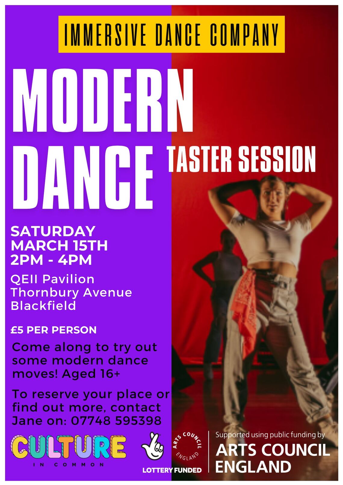 Modern dance taster 15 3 24