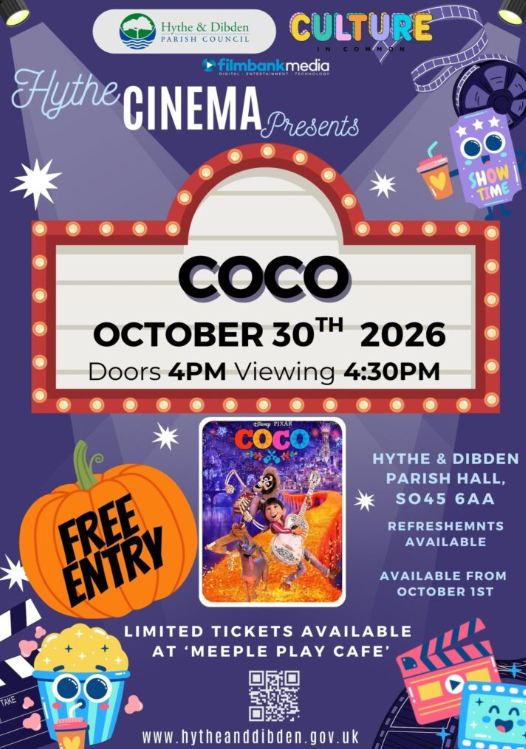 Oct 26 Hythe cinema Coco