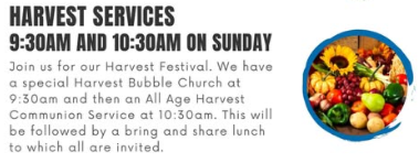 oct 26 stjohns harvest info