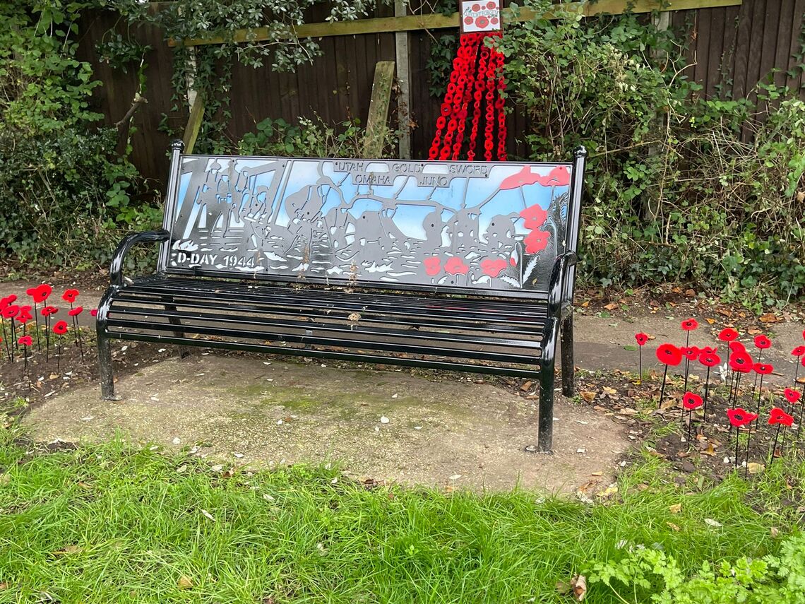 poppies bench 2024